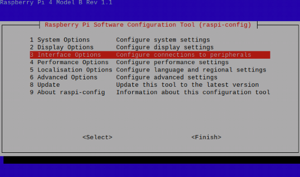 raspi config 1